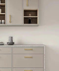 10 Pack 6 Inch Center To Center Cabinet Handles Built Heavy Duty From Quality Zinc Alloy With A Dope Brushed Gold Finish Featuring Sleek Satin Brass Drawer Pulls To Level Up Your Kitchen Rig Or Home Setup Today on modern kitchen cabinets.