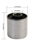 Heavy Duty Motorcycle Engine Mount Bushings Kit For Chinese GY6 4 Stroke 125cc 150cc Scooter Engine showing 1.18 inch wide rubber bushing.