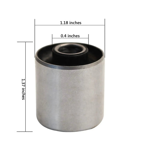 Heavy Duty Motorcycle Engine Mount Bushings Kit For Chinese GY6 4 Stroke 125cc 150cc Scooter Engine showing 1.18 inch wide rubber bushing.
