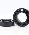 Heavy Duty High Temperature Ball Bearing 70x110x20mm Full Complement showing dual angles with black casing.