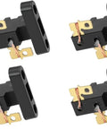 10 Pack Universal Generator Carbon Brush Assembly Replacement Kit for Generators, four black and gold brush holders