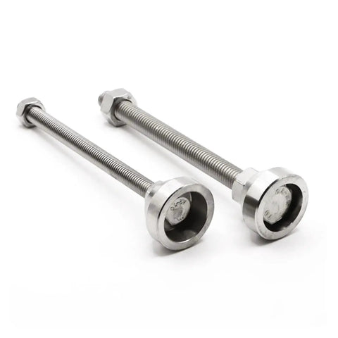 Heavy Duty 30mm Adjustable Leveling Feet Built Like A Tank With Rust Resistant 304 Stainless Steel Set Of Four Boss Grade Support Legs for wet workspaces and shelves