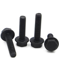 Heavy Duty Hex Flange Bolt Screws, Ironclad Grade 10.9 Fasteners With No Drama Installation, tough black hex bolts for mechanics.