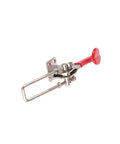 Heavy Duty Quick Release Toggle Clamp with stainless steel build and anti slip handle, adjustable push pull latch, side view