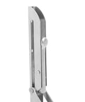Close-up of stainless steel Wall Mounted Folding Table Bracket With Auto Locking Hinge And 240mm Support Ultra Sturdy Space Saver