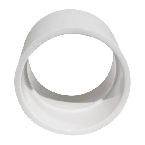 6 Inch PVC DWV Coupling For Drain Waste And Vent Sanitary Fitting White PVC Pipe Connector Adapter 6 Inch Transition