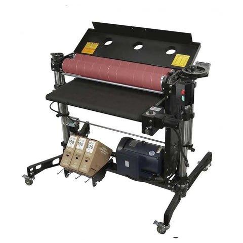 Double Drum Shop Hog Features 5Hp Muscle and 230V Single Phase Power with 37X2 Setup showing rugged compressor with two barrels.