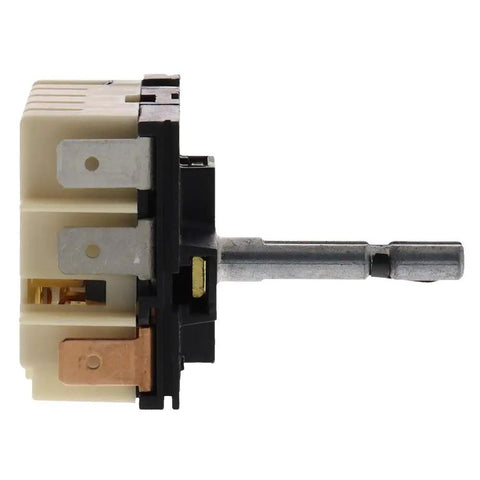Side view of Infinite Switch For Samsung Oven Replacement Part DG44-01002A Fits Models FCQ FE7 FER FTQ NE59J34 NE59J43 Replaces AP4337066