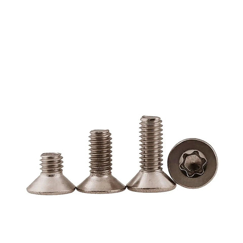 50 Pack Tough As Nails Six Lobe Titanium Countersunk Head Phillips Machine Screws for Woodworking in various sizes