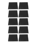 Premium Soundproof Foam Panels for Studio Acoustic Treatment and Noise Reduction Wall Tiles to Banish Echoes and Dial in Crystal Clear Audio in Home Theater or Office Spaces with 30X30Cm Coverage - pack of ten black panels