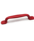 Hella Durable Zinc Alloy Drawer Knobs And Kitchen Cabinet Handles Built Tough For Daily Use Featuring Easy Grip Pulls For Dressers And Kids Furniture Hardware In Totally Dope Colors, red handle.