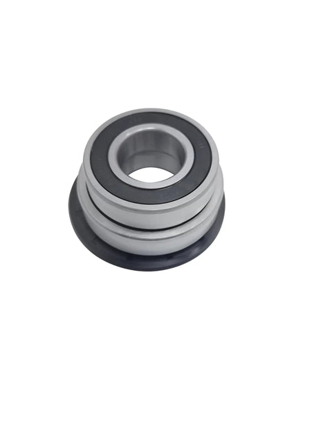 Heavy Duty Washer Tub Bearing And Seal Kit With Dual Reinforced Metal Bearings, durable silver and black bearing component.