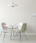 Interior room with wall-mounted Renewed Non Programmable Thermostat With Simple Single Degree Control, precise accuracy.
