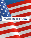 American flag with 'Made in the USA' text highlighting CNC Solid Carbide Compression Spiral Router Bit One Eighth Inch Diameter