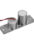 Heavy Duty Electric Drop Bolt Door Lock Featuring Sleek DC12V Magnetic Cylinder, metal components and embedded wire design for garage security.