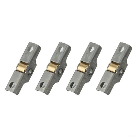 Premium Stainless Steel Sash Pulley And Flat Runner Wheel System Rustproof Sliding Door Hardware For Bathroom Tracks Drawer Systems Four Pack of rollers.