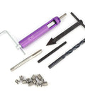 Solid 1/4-20 Thread Repair Kit With Screws Fix Worn Out Stripped Holes In Auto Parts Radiators Heavy Machinery And Electrical Gear For Smooth Fits, 12pcs set