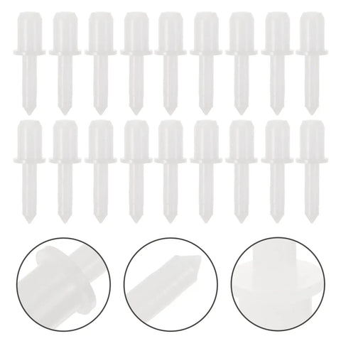Heavy Duty Window Screen And Plantation Shutter Repair Kit 60 Piece Assortment Spring loaded pins in various angles