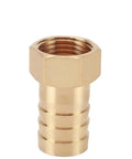 Brass Pneumatic Fittings Kit with Female Thread for 6mm 8mm 10mm 12mm Hose Barb Tail Gas Fittings, pagoda style barbed joint