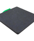2 Pack Heavy Duty 18x18x1 Stabilizer Pads With Contoured Handles Built Tough From Uhmwpe High Density Polyethylene For RV Crane And Wrecker Work Pro Grade Construction, black stabilizer pad with handle.