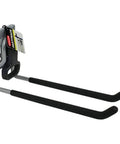 Fast Track Wall Mounted Garage Storage Hook System For Tools Rope And More Heavy Duty Utility Hangers shown side view with padding