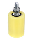 4 Piece Heavy Duty Nylon Guide Rollers Tough As Nails Sliding Door Pulley Blocks Universal Track Wheel with threaded stem.