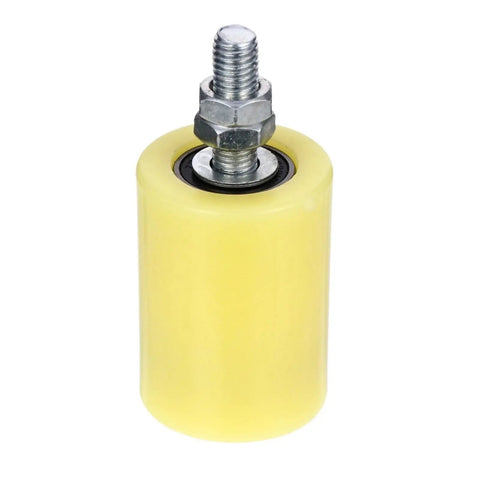 4 Piece Heavy Duty Nylon Guide Rollers Tough As Nails Sliding Door Pulley Blocks Universal Track Wheel with threaded stem.