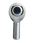 Two Piece Male Heim Rod Ends M12x1.75 Thread Chromoly Steel Heavy Duty Bearing Set With Nuts close-up view of rod end with threaded connection