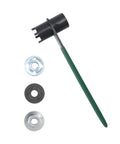 No Sweat Dual Tip Angle Grinder Wrench With Anti Slip Handle Chromium Vanadium Steel Four Claw Hex Socket Disc Change Tool with accessories.