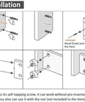 Installation guide for One Hundred Pack Heavy Duty Furniture Connector Kit With Rock Solid Zinc Cam Locks And Nylon Insert Nuts For RTA Cabinets Drawers And Beds Total Game Changer Build.