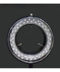 Hella Sharp 60Mm Led Microscope Ring Light With 56 Bulbs Fully Dimmable 12V Dc Source, close-up view of illumination surface.