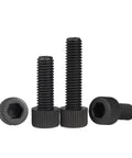 Durable Nylon Hex Socket Cup Head Screws Set M3 To M10 Range Black And White Knurled Plastic Bolts For Insulation And Electrical DIY 12mm Length
