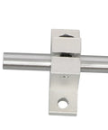 Heavy Duty 8Mm Linear Motion Shaft And 650Mm Hardened Steel Guide Rod Paired With Four SCS8UU Slim Ball Bearings Alongside SK8 Aluminum Slide Blocks For Your No Flex Rig Setup close-up of aluminum block and steel shaft.