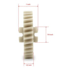 Side view of Replacement Drive Gear For Chamberlain Garage Openers 7220 7320 7420 8100 8200 9200 With Half Inch Bore