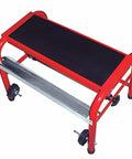 Portable Step Masking Machine For Painters And Pros, lightweight tape dispenser with sharp anodized blade, doubles as step stool