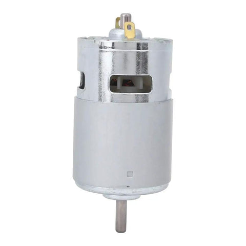 775 DC Motor High Torque High Speed With Double Ball Bearings Runs Like Butter At 12V Or 24V Delivers 20K Rpm Metal Housing close-up