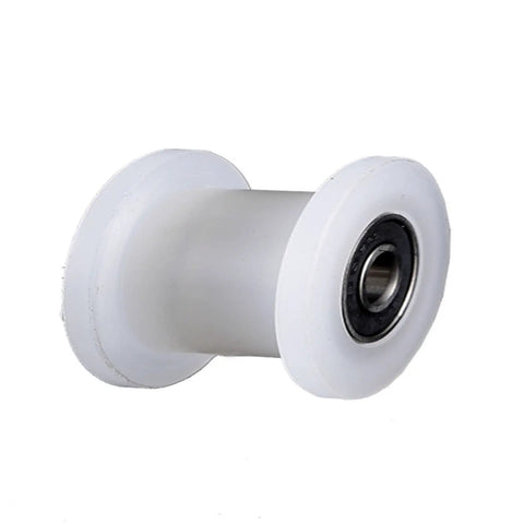 Premium Nylon H Shaped Track Wheel For Round Pipe Sliding Doors Silent Glide Pulley Heavy Duty Groove Roller side view