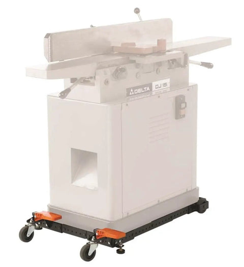 Heavy Duty Adjustable Mobile Base For Power Tools And Large Machinery With 500 Pound Capacity That Expands From 12 By 12