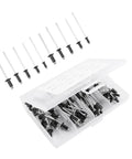 120 Pcs Black Aluminum Blind Rivets Set With Standard Head Size And Smooth Finish DIY Ready Rivet Kit in plastic box