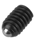 Heavy Duty 20 Piece Hex Socket Spring Ball Plunger Set In Built Tough Carbon Steel showing spring loaded plunger with metal tip.