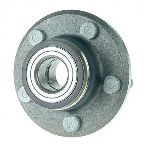Premium Grade Wheel Bearing And Hub Assembly Pair For Chrysler 300 Dodge Charger Challenger 2005 2014 heavy duty front hub close-up view.