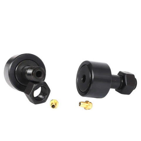 Precision Cam Follower Bearing 3/4 Inch Bolt Diameter Spherical Needle Roller Assembly Built Like A Tank For Heavy Industrial Machinery, side view