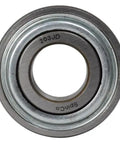 203JD Agricultural Spindle Bearing 2 Pack.669 Round Bore showing round construction with a metal outer casing for farm machinery use.