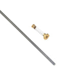 Anti Backlash T8 Ball Screw With Spring Loaded Nut Lead 8mm, steel threaded shaft and brass nut for CNC and 3D printing.