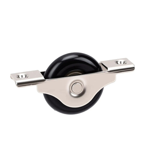Pro Grade No Sweat Sliding Door Pulley Rollers Precision Engineered 40Mm Nylon Bearings for smooth cabinet door sliding.