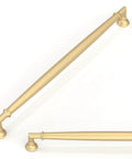 Talentedeco 10 Pack Brushed Gold Kitchen Cabinet Pulls, 10 Inch 254mm durable zinc alloy drawer handles, elegant design.