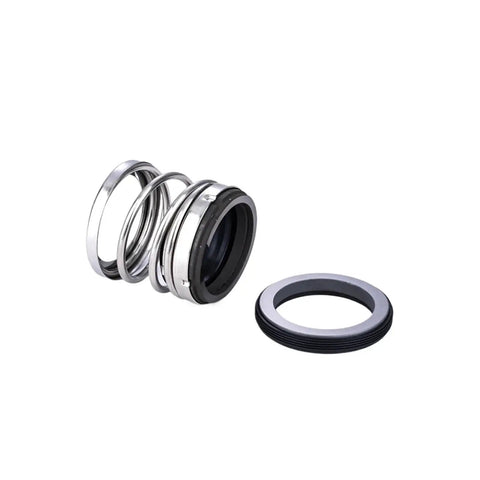 Heavy Duty Water Pump Mechanical Seal Featuring Solid Silicon Carbide Bellows with stainless steel components and seal ring.