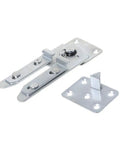 Hidden Sofa Hinge Bracket for Sectional Connectors and Bed Holder, Heavy Duty Iron Mount, Durable Silver Finish