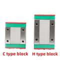 Top Tier Precision Linear Guide Rail Kit Featuring Durable MGN9C Block And Smooth MGW15H Carriage For Rock Solid CNC Motion Control With Low Friction Performance Easy Install No Maintenance Needed Right Now. C and H type linear blocks