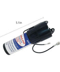 SPP5 Hard Start Capacitor Relay, 5.1in size, black plastic, boosts compressor start torque for coolers.